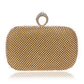 Bolsa Clutch Feminina de Ombro Cravejada